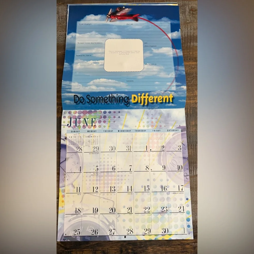 Vintage 2020 Millennium Scrapbook Calendar